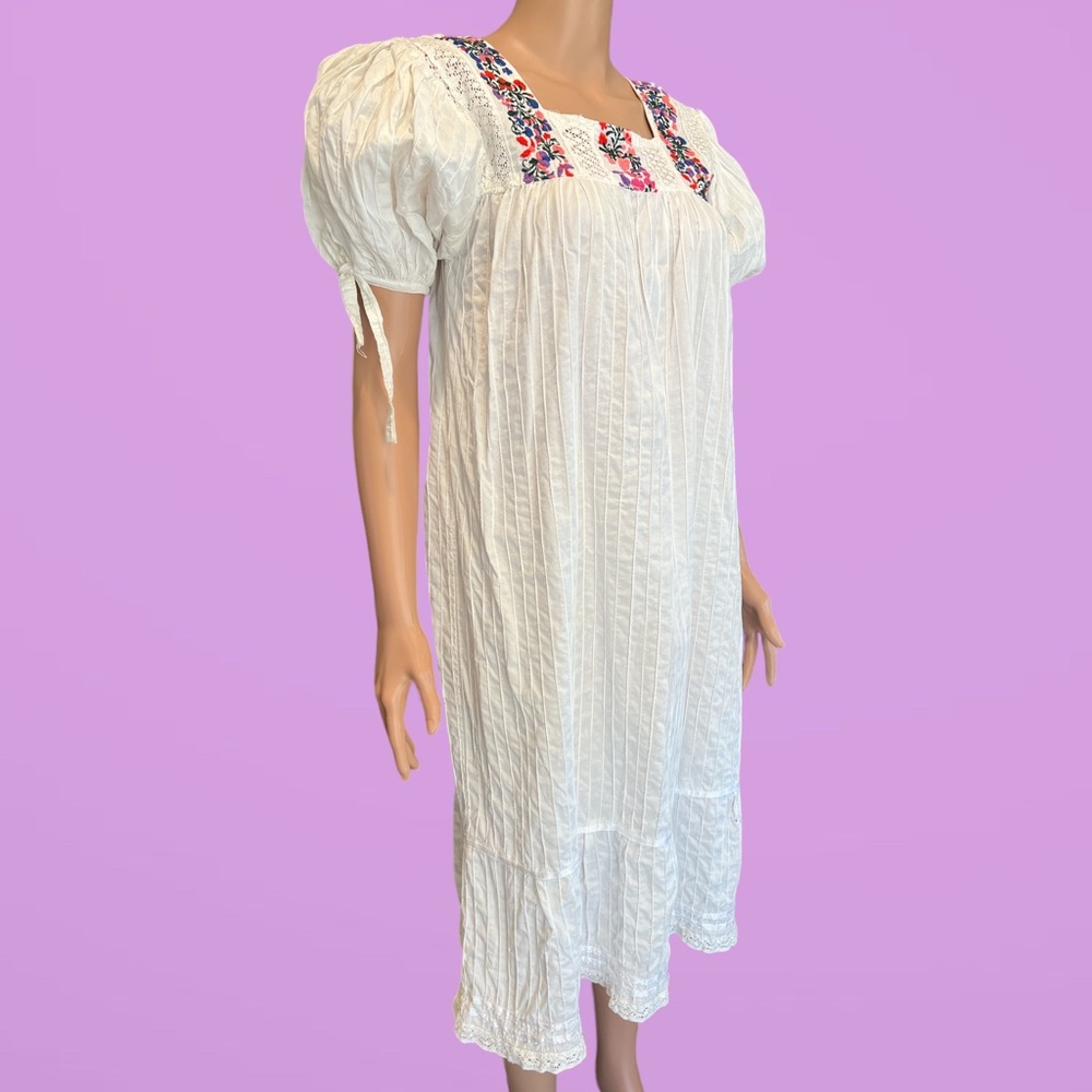 70’s Oaxaca embroidered dress. The colors are vibrant!